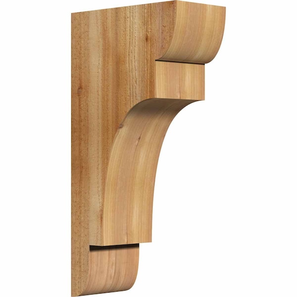 Ekena Millwork New Brighton Rough Sawn Corbel, Western Red Cedar, 6"W x 12"D x 24"H COR06X12X24NEB00RWR - main